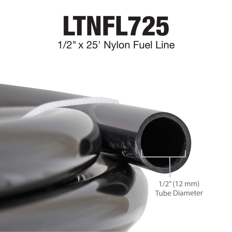 4LIFETIMELINES Nylon Fuel Repair Tubing Coil, 1/2 x 25 ft - Image 3